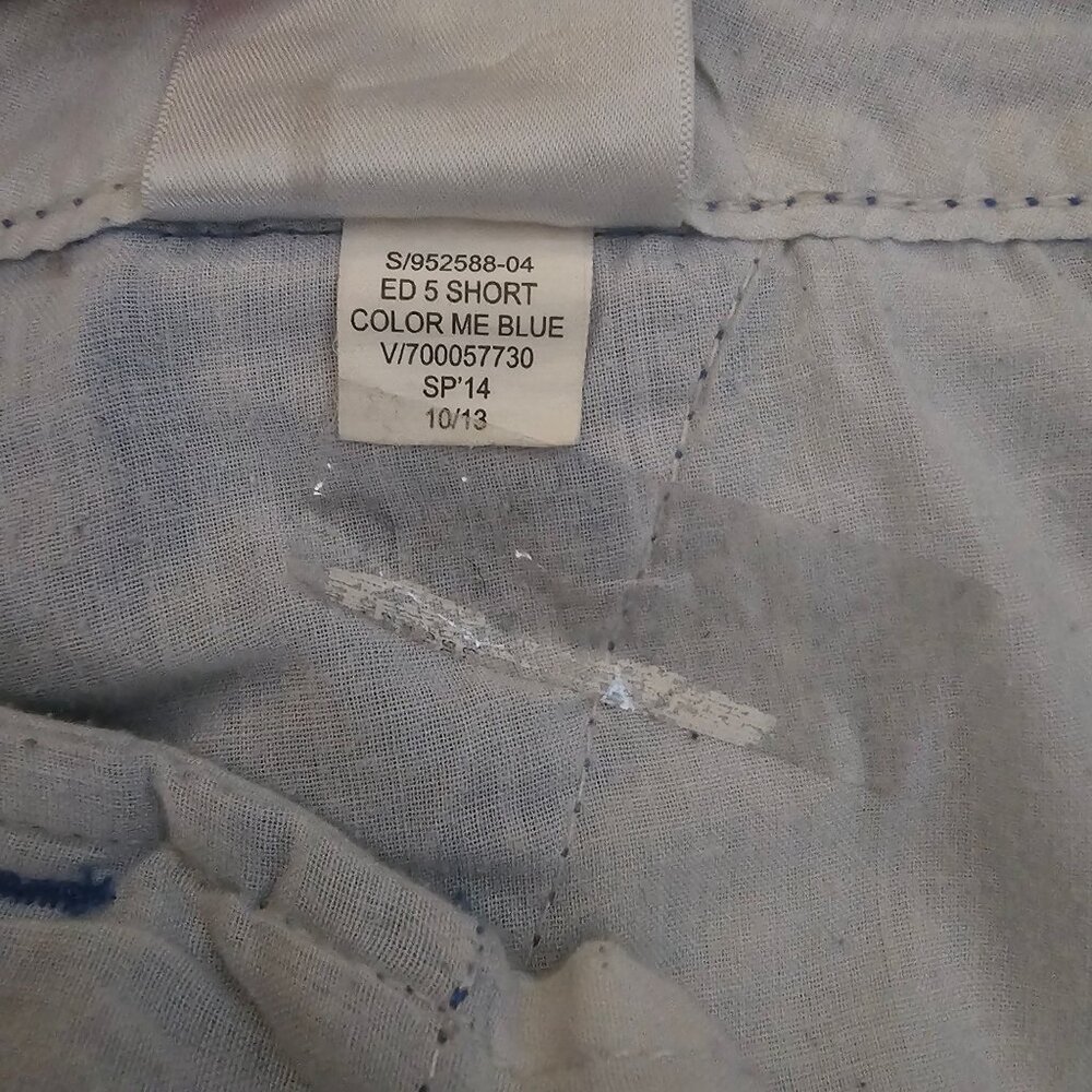 Old Navy Women's Blue Mid Rise 5-Inch Inseam Everyday Twill Shorts Size 16 Tall - Picture 9 of 13